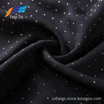 Islamisk muslim Polyester Dot Voile Chiffon Drop tyg